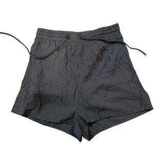 Princess Polly black shorts waist tie size 4